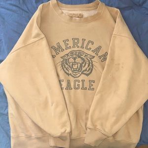 Yellow American Eagle Pull Over
